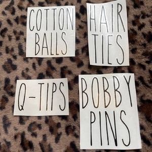 Rae Dunn Inspired Vinyl Decals
